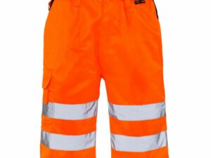 Personalised Hi Vis Orange Shorts